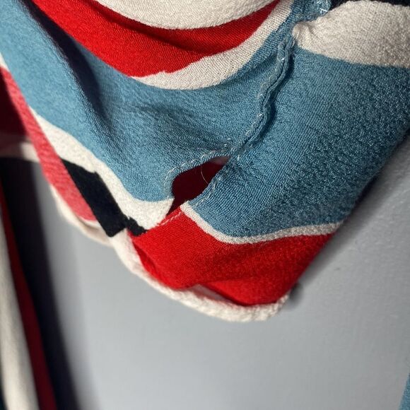 Zara Open Front Tie  Blouse - Picture 3 of 6